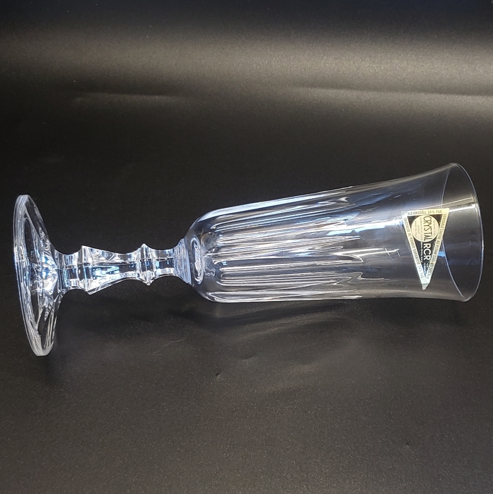 Elegant Vintage Victoria by Royal Crystal Rock Champagne Glass RCR Made in Italy - Picture 3 of 17